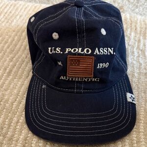 U.S. Polo Assn. Dark Blue and White Cap
